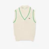 Chaleco de punto con efecto ganchillo unisex