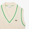 Chaleco de punto con efecto ganchillo unisex