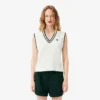Chaleco de punto elástico de Golf para mujer