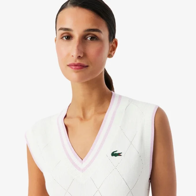 Chaleco de punto elástico de Golf para mujer