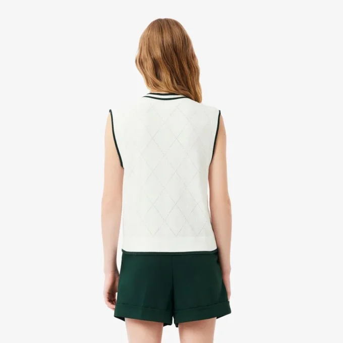 Chaleco de punto elástico de Golf para mujer
