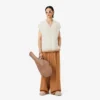 Chaleco de punto trenzado de lana Runway