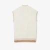 Chaleco de punto trenzado de lana Runway