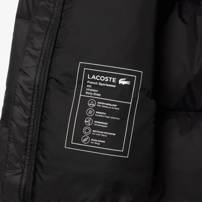 Chaqueta acolchada con capucha repelente al agua para hombre Chaqueta acolchada con capucha repelente al agua para hombre