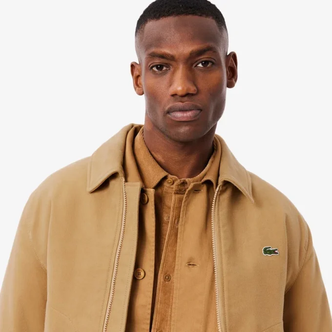 Chaqueta acolchada de molesquín para hombre
