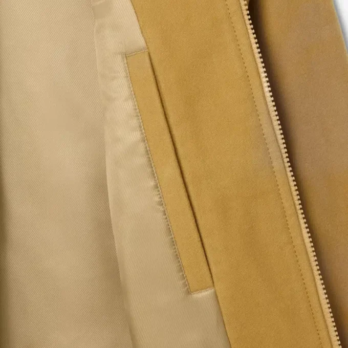 Chaqueta acolchada de molesquín para hombre