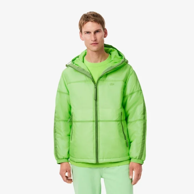 Chaqueta acolchada repelente al agua para hombre