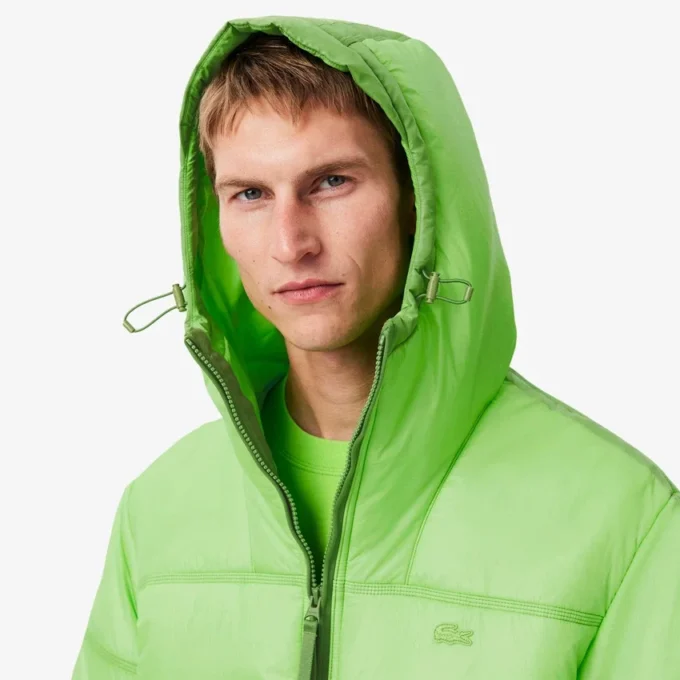 Chaqueta acolchada repelente al agua para hombre