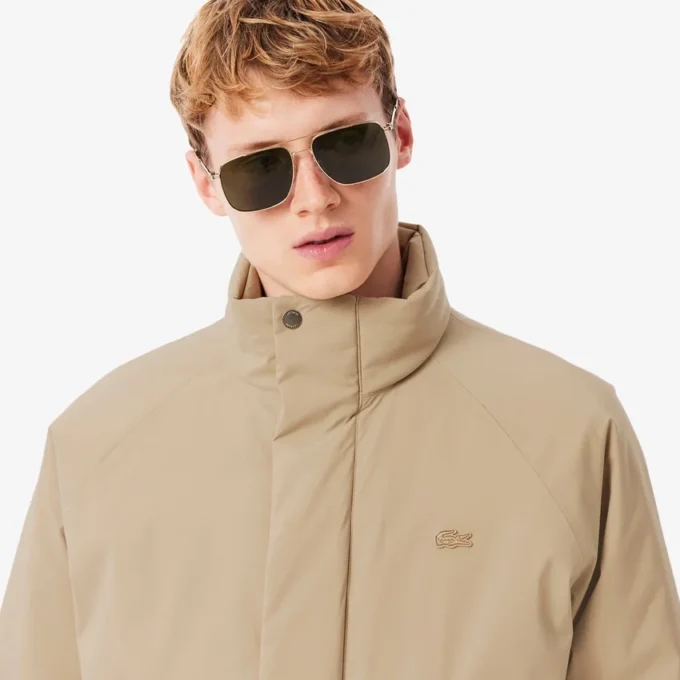 Chaqueta acolchada repelente al agua para hombre