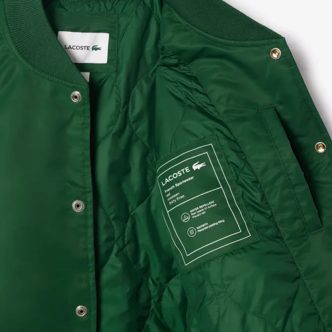 Chaqueta bomber acolchada unisex repelente al agua