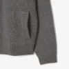 Chaqueta bomber de jersey de lana merina para hombre
