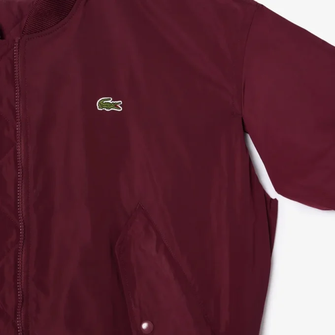 Chaqueta bomber oversize con puños acanalados para mujer