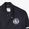 Chaqueta bomber repelente al agua con insignia bordada para hombre