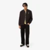 Chaqueta bomber retro con insignia y repelente al agua