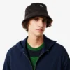 Chaqueta con capucha de franela de mezcla de lana para hombre