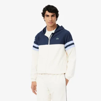 Chaqueta con capucha repelente al agua de Tenis para hombre