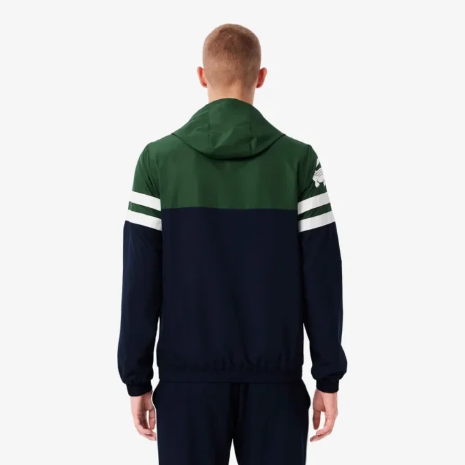 Chaqueta con capucha repelente al agua de Tenis para hombre