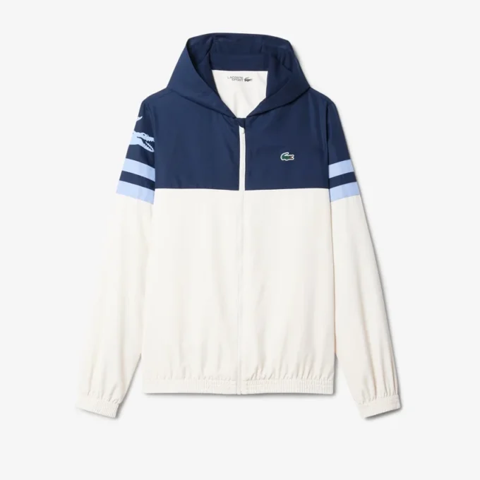 Chaqueta con capucha repelente al agua de Tenis para hombre