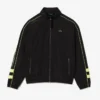 Chaqueta con cremallera resistente al agua y detalles en contraste para hombre