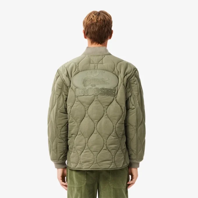 Chaqueta con insignia repelente al agua para hombre