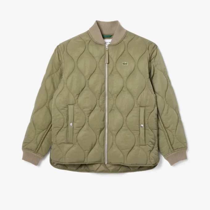 Chaqueta con insignia repelente al agua para hombre