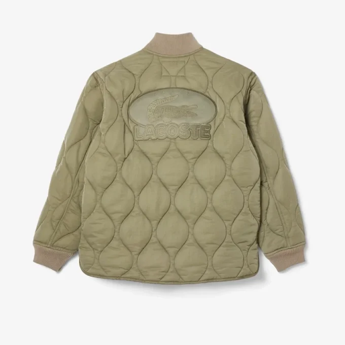 Chaqueta con insignia repelente al agua para hombre