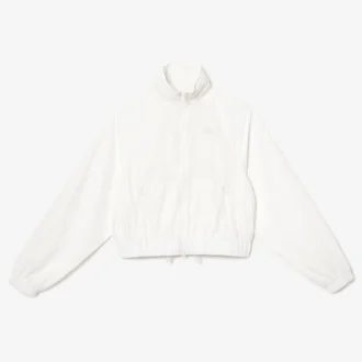 Chaqueta corta con cremallera para mujer