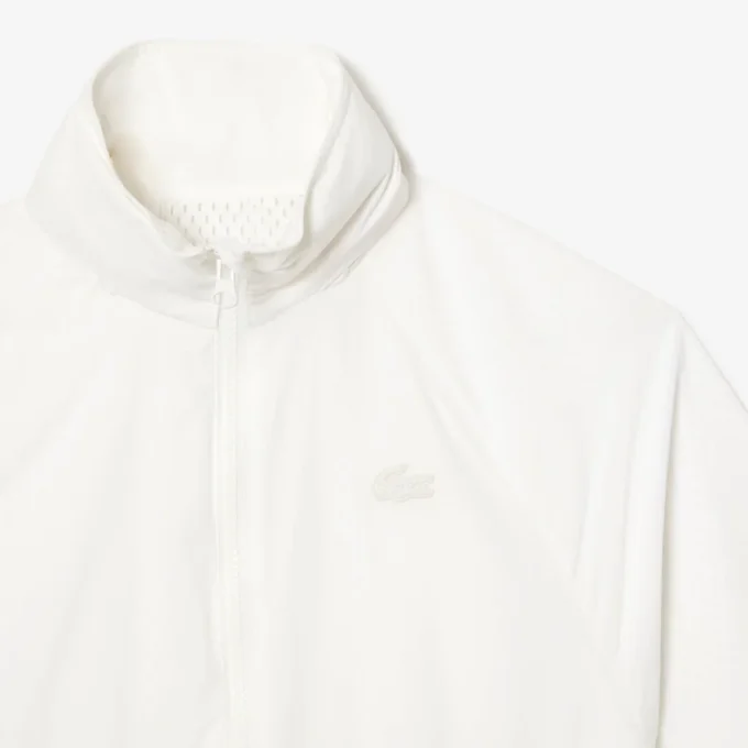 Chaqueta corta con cremallera para mujer