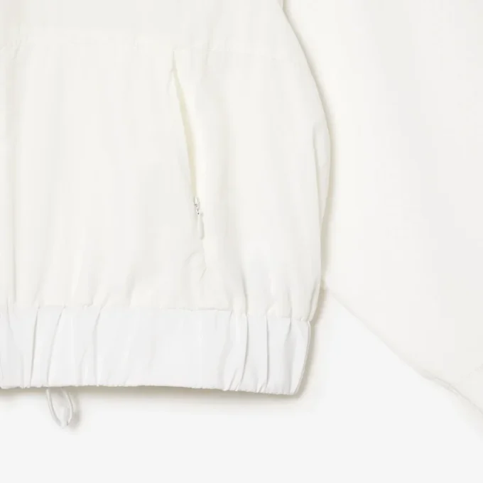 Chaqueta corta con cremallera para mujer