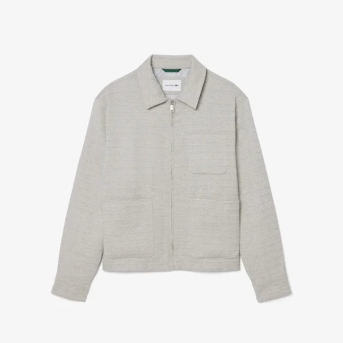 Chaqueta corta con textura