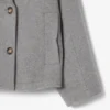 Chaqueta corta oversize de mezcla de lana para mujer