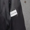 Chaqueta corta oversize de mezcla de lana para mujer