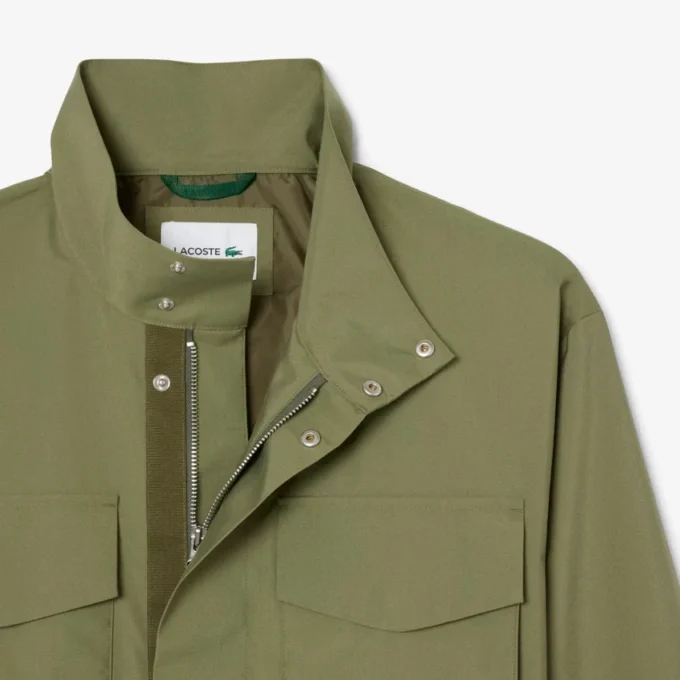 Chaqueta cortavientos repelente al agua de longitud media