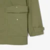Chaqueta cortavientos repelente al agua de longitud media