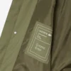 Chaqueta cortavientos repelente al agua de longitud media