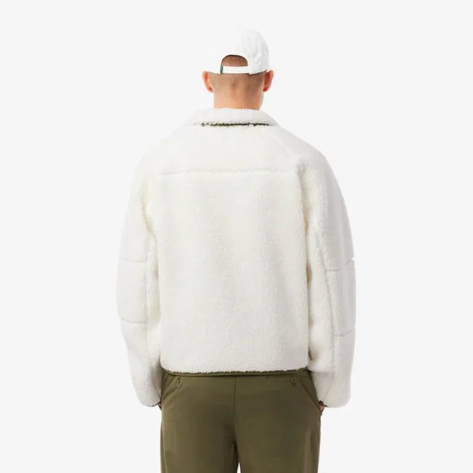 Chaqueta de forro polar Sherpa con bloques de color para hombre