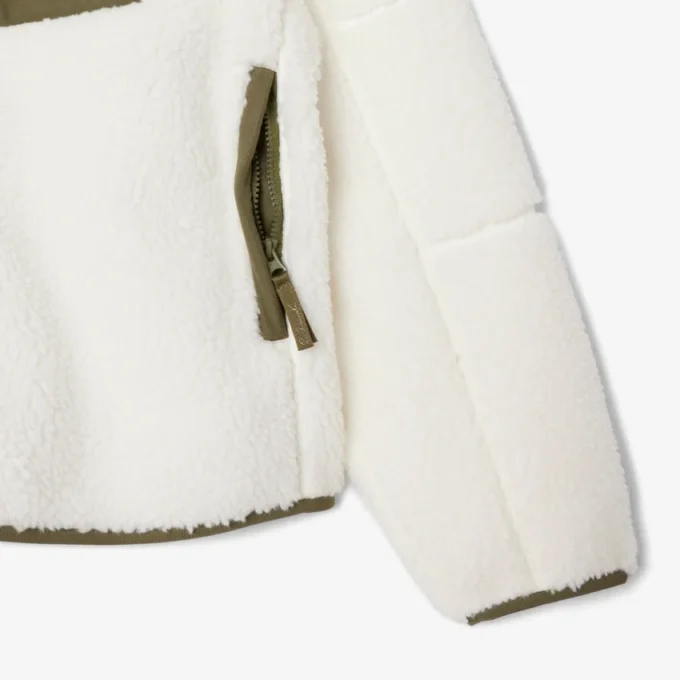 Chaqueta de forro polar Sherpa con bloques de color para hombre