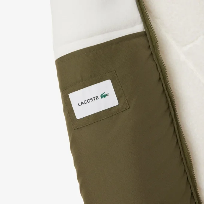 Chaqueta de forro polar Sherpa con bloques de color para hombre