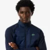 Chaqueta de golf acolchada de cuello alto para hombre