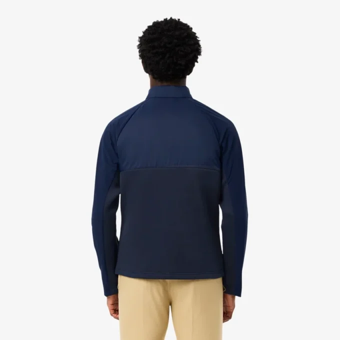 Chaqueta de golf acolchada de cuello alto para hombre