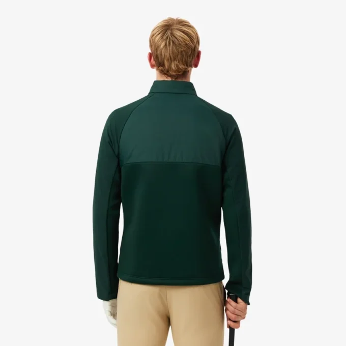 Chaqueta de golf acolchada de cuello alto para hombre