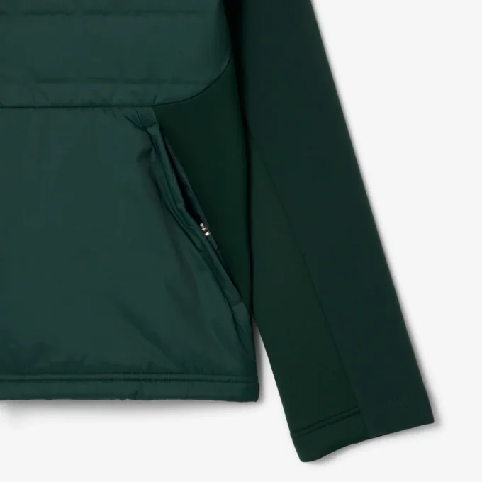 Chaqueta de golf acolchada de cuello alto para hombre