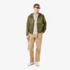 Chaqueta de nylon repelente al agua para hombre