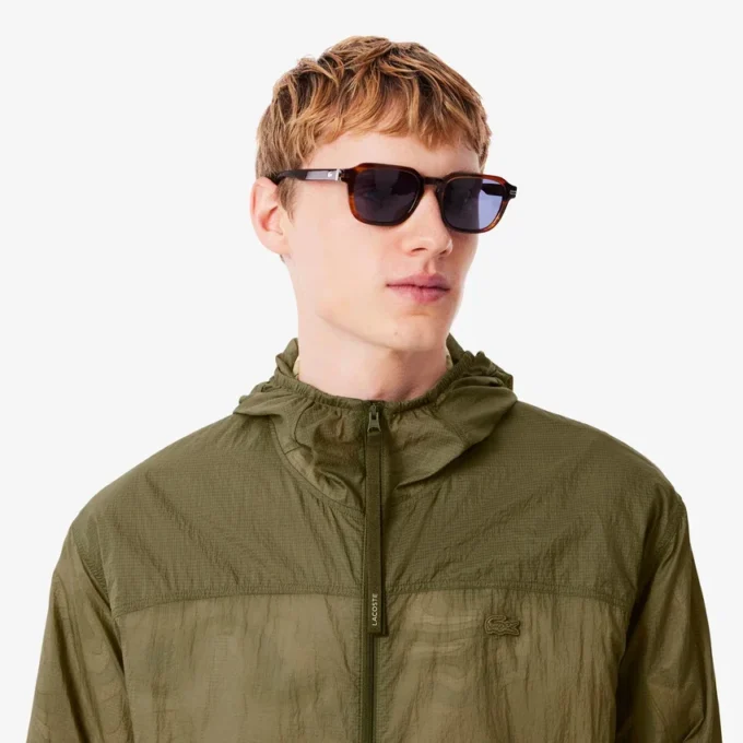 Chaqueta de nylon repelente al agua para hombre