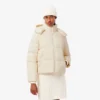 Chaqueta de plumón con capucha de corte holgado para mujer