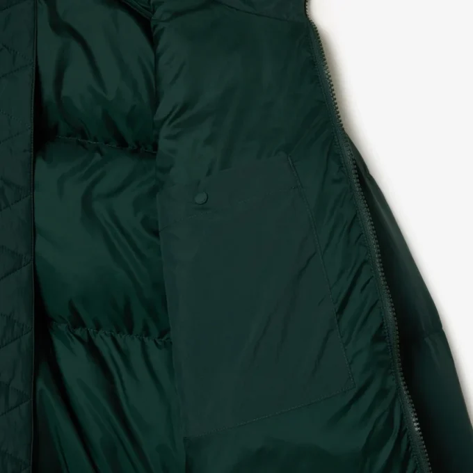 Chaqueta de plumón con capucha de corte holgado para mujer
