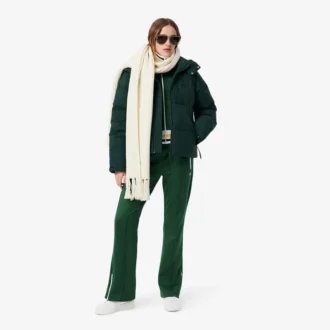 Chaqueta de plumón con capucha de corte holgado para mujer