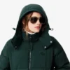Chaqueta de plumón con capucha de corte holgado para mujer