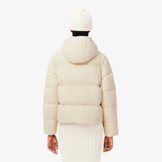 Chaqueta de plumón con capucha de corte holgado para mujer