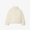 Chaqueta de plumón con capucha de corte holgado para mujer